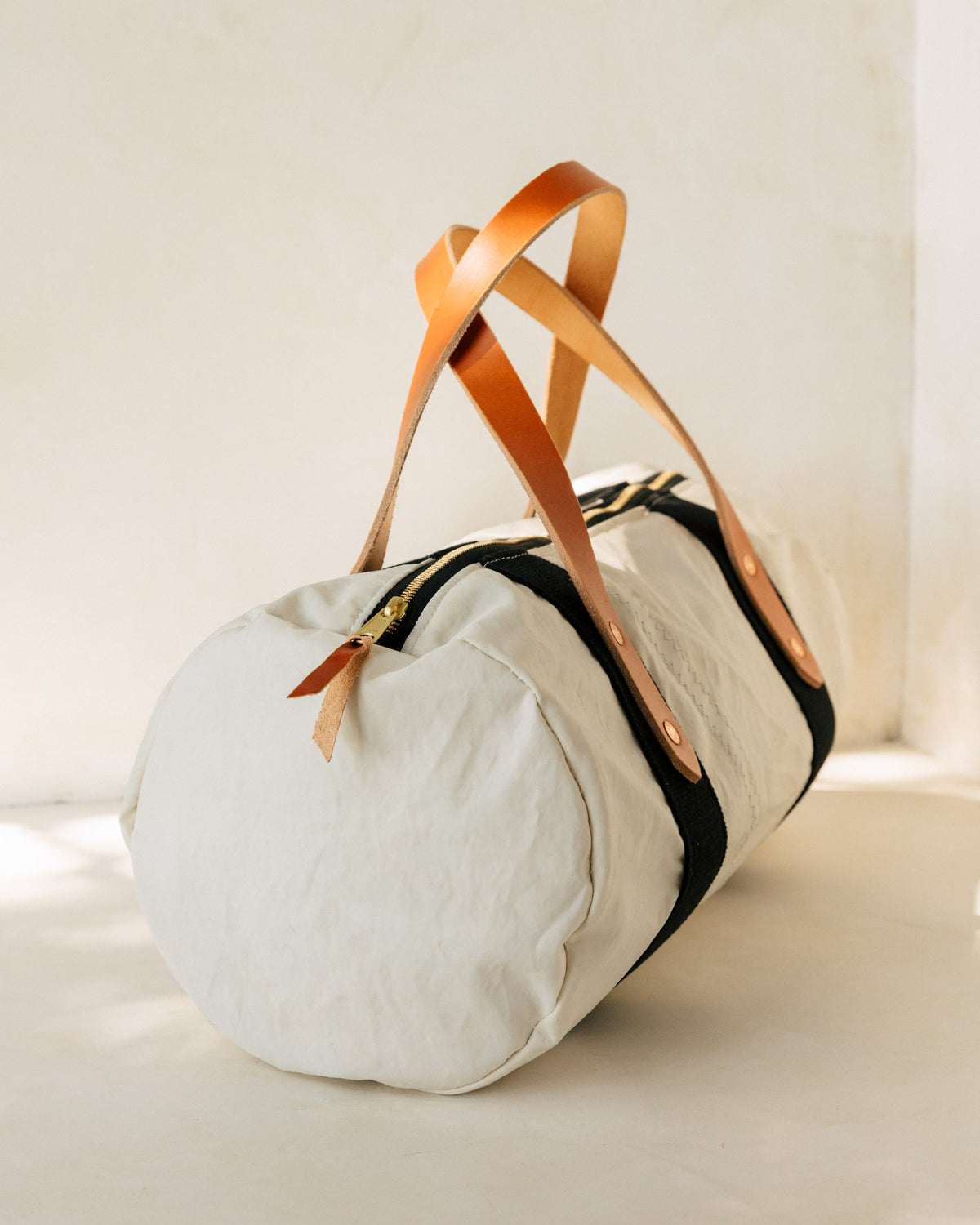 Duffle in Upcycled Sail - Small